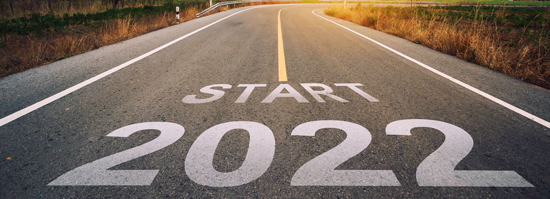 Carretera Vacía Representando las Metas a Cumplir en el 2022