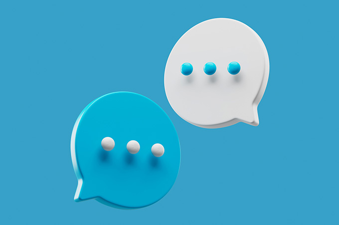 Ilustracin de conos de Conversacin en Mensajera