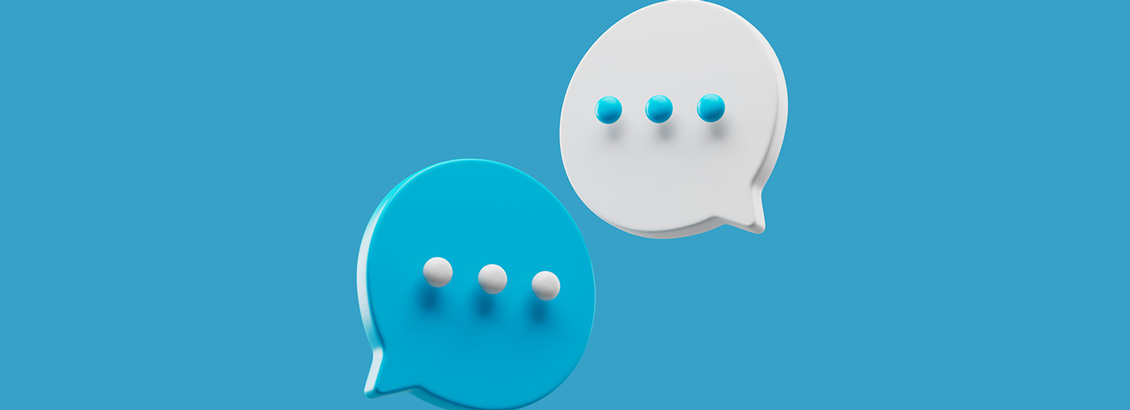 Ilustración de Íconos de Conversación en Mensajería