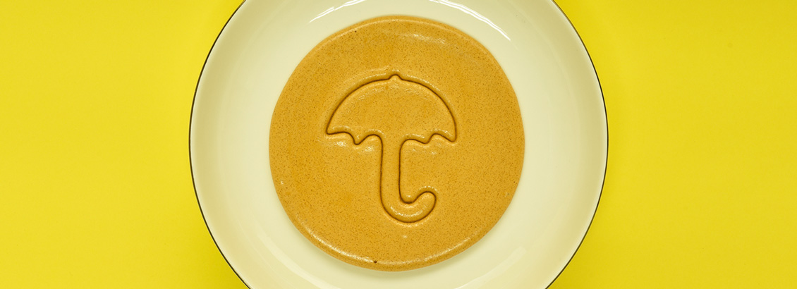 Galleta Dalgona, Caracteróstica del Juego de Calamar, Sobre un Plato