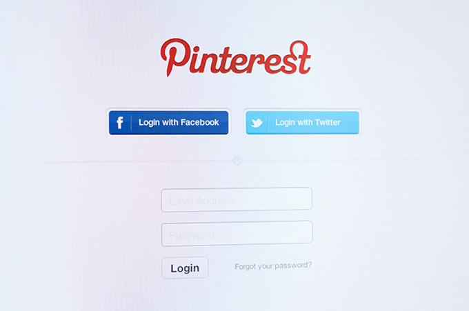 Pgina de Inicio de Sesin de Pinterest