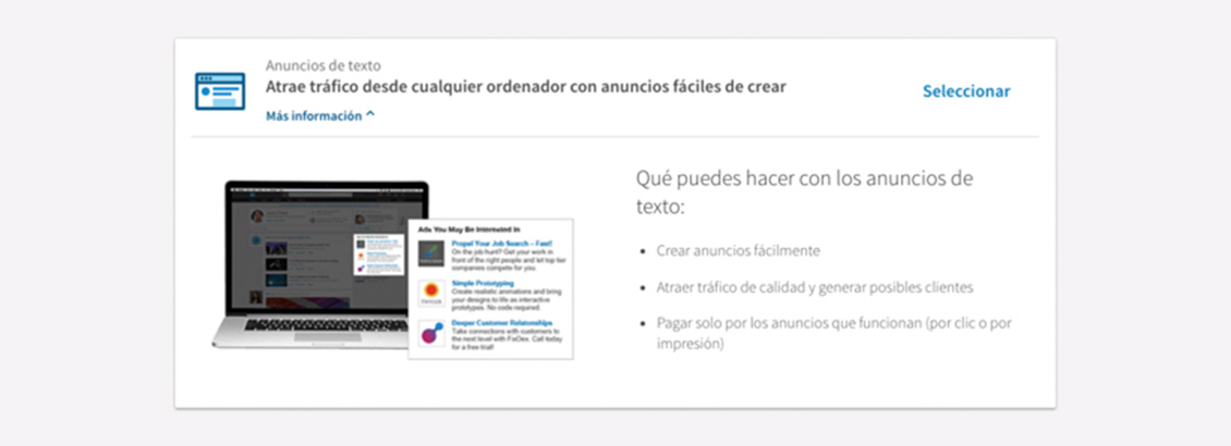 Imagen que Explica los Anuncios de Texto