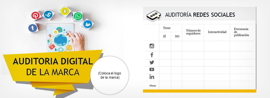 Plantilla de la Auditoria Digital de Marca
