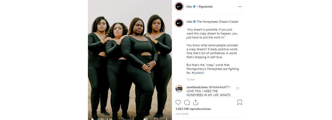 Captura de Post de Instagram de Barbie
