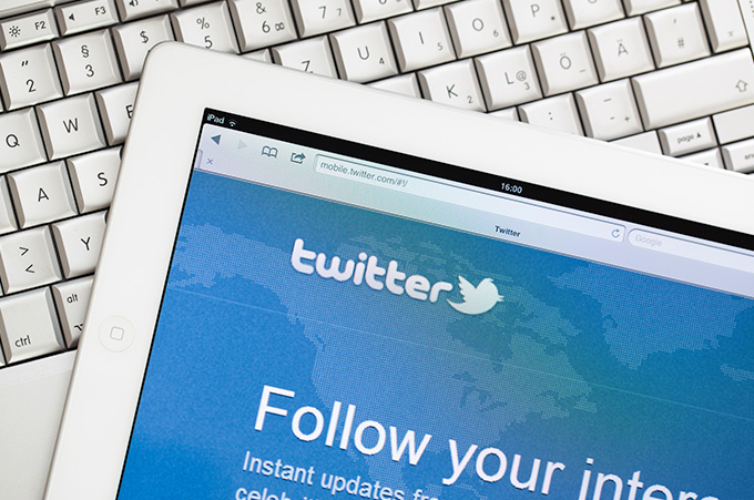 Pgina Principal de Twitter Abierta en Tablet