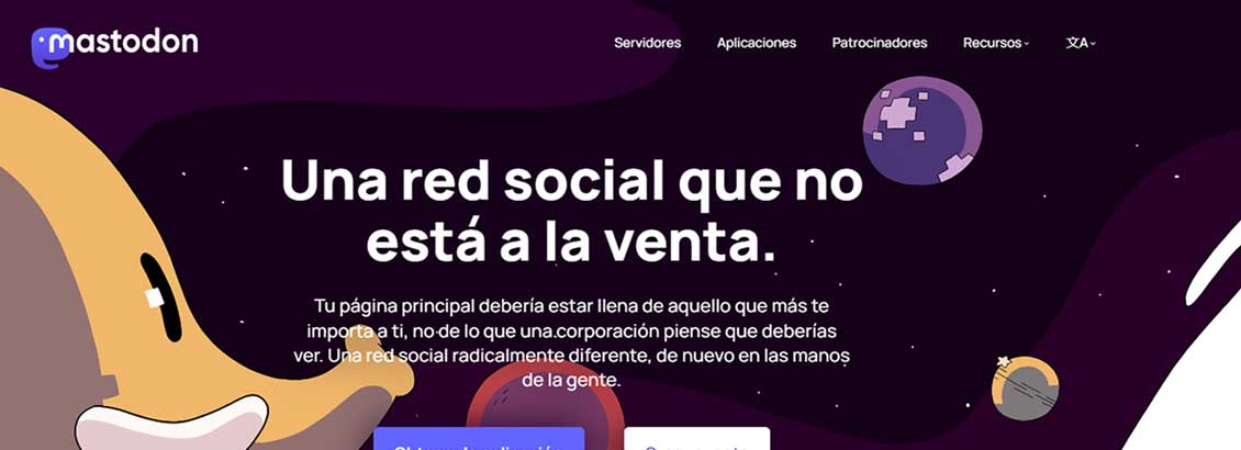 Homepage Mastodon