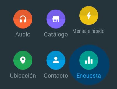 Cmo crear encuestas en WhastsApp Plataforma