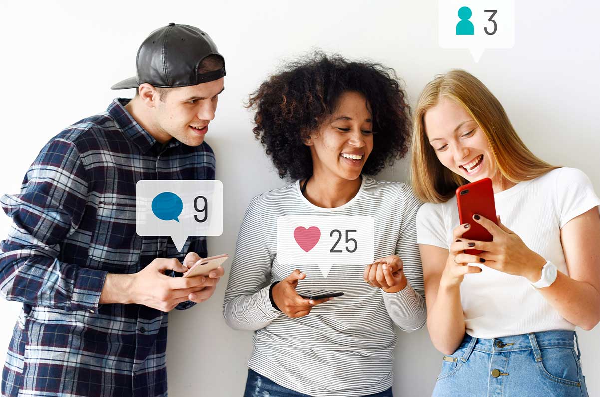 Empleados y redes sociales de la marca
