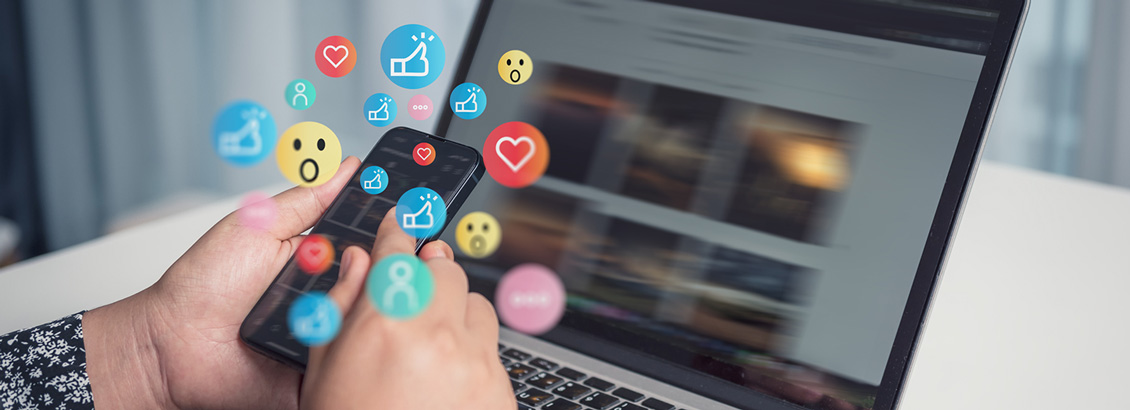 Persona Publicando Contenido en Instagram y Recibiendo Engagement